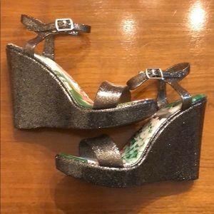 Qupid glitter wedges